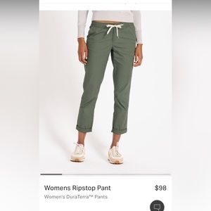 Vuori RipStop Pant in Olive